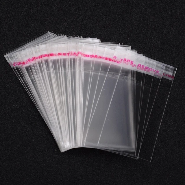 50 Pochettes Transparentes Autocollantes DIN DL - 24x13cm - Protection Documents Et Factures