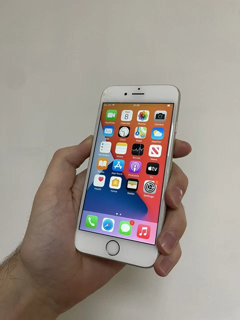 Apple iPhone 6s 32GB 4,7 Zoll (entsperrt) Smartphone - silber - rissig