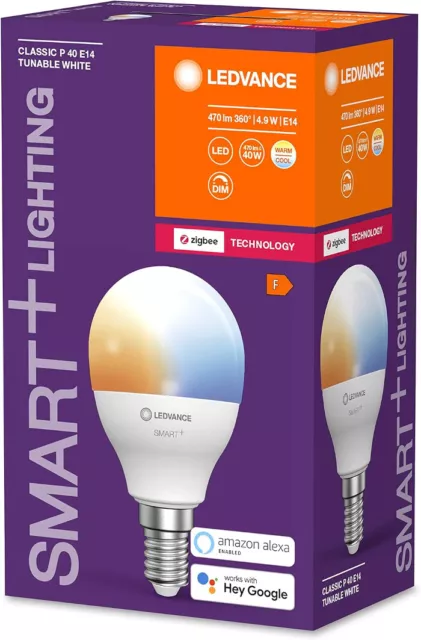 LEDVANCE Smarte LED SMART Glühbirne ZigBee E14 Dimmbar 2700-6500K Lampe NEU *