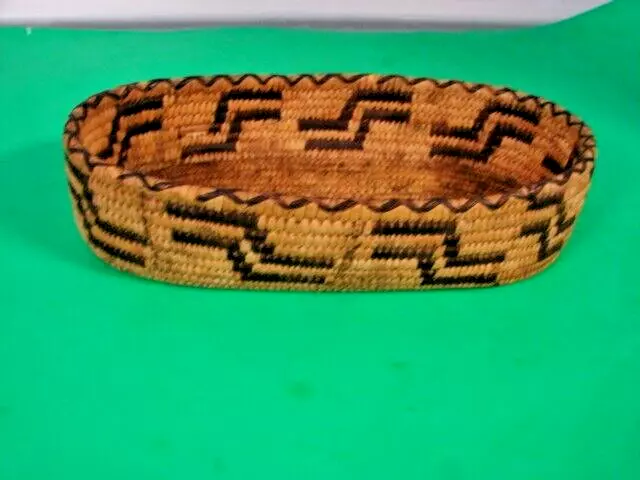 antique African Design hand woven basket.