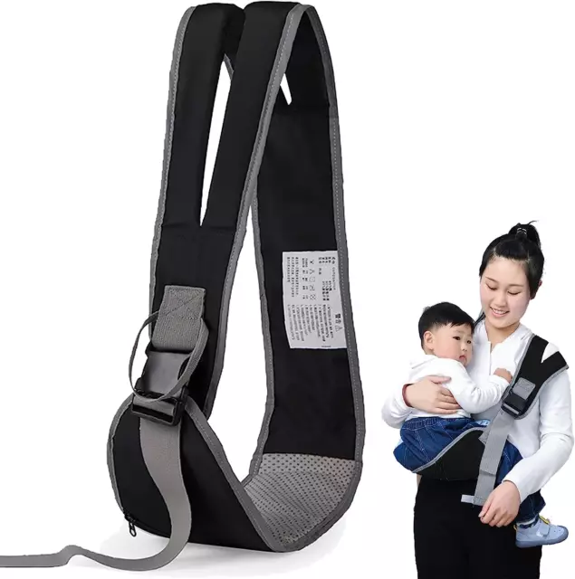 Baby Carrier, Portable Ergonomic Baby Sling with Adjustable Comfortable Shoulder