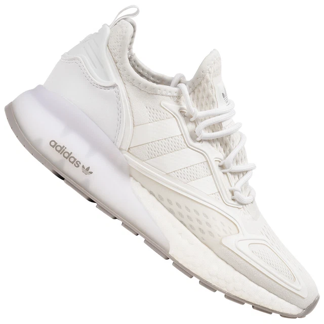 adidas Originals ZX 2K BOOST Kinder Junge Mädchen Schuhe Sneaker FW1910 weiß neu