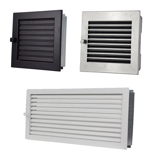 Warmluftgitter WG 4515 W – 450 X 150 Mm, Weiß, Mit Einbaurahmen