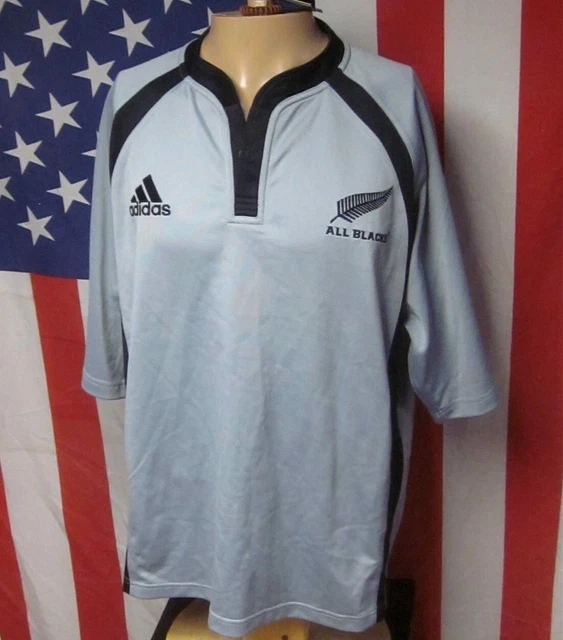 NEW ZEALAND ALL BLACKS rugby jersey Adidas logo XL national union team