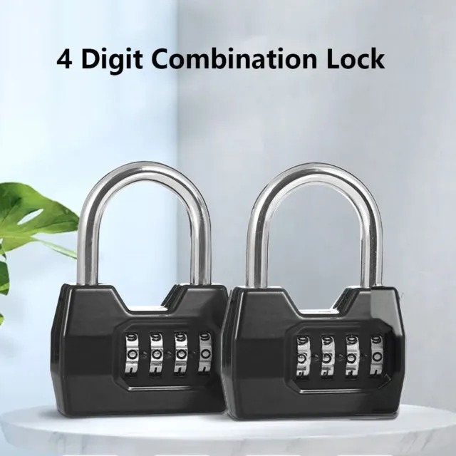 Lock Safely Code Lock Vault Combination Padlock 4 Dial Digit Combination Lock