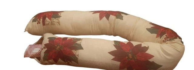 NEW POINTSETTIA Draft Blocker Stopper for Doors Or Windows 36"