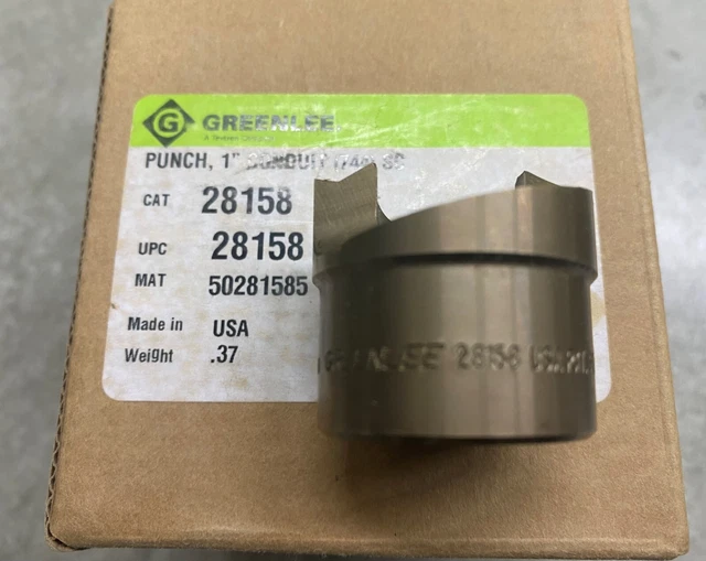 Greenlee 28158 SLUG SPLITTER 1" Conduit Size Punch