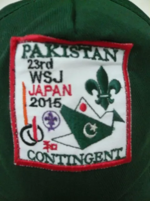 2015 World Scout Jamboree PAKISTAN SCOUTS Contingent Hat Cap 2