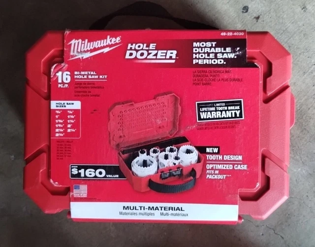 Milwaukee 49-22-4030 Hole Saw Set FREE SHIPPING