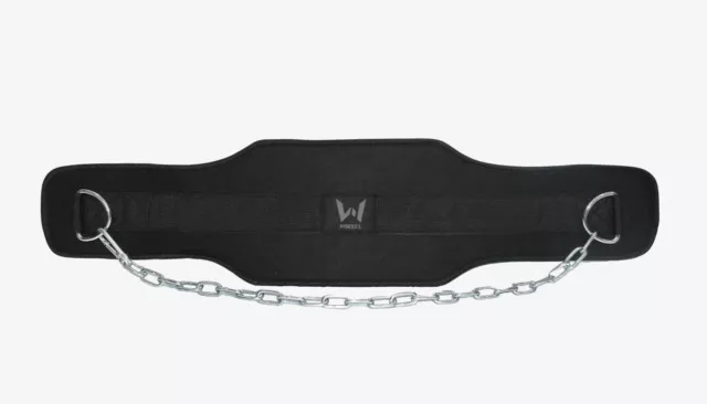 Worbel Fitness Dip Belt with Chain for Weightlifting, Pull Ups,Bodybuilding,Etc