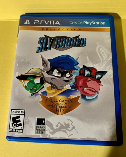 The Sly Trilogy Sur PS Vita – Neuf Sous Blister PAL (PEGI 7)
