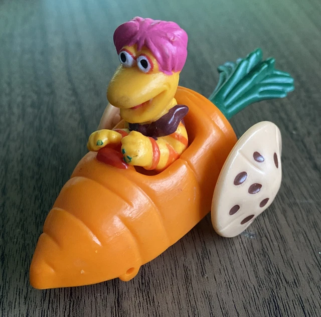 Vintage 1988 Henson McDonalds Happy Meal Toy Fraggle Rock Gobo Carrot Cookie Car