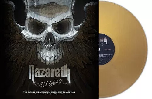 Nazareth  –  Telegram LP Album vinyl record limited gold Live in 1985