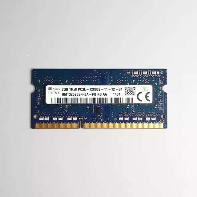 Memoria RAM SK Hynix SO-DIMM 2GB DDR3 1600MHz PC3-12800S 1.35V (1x2GB)