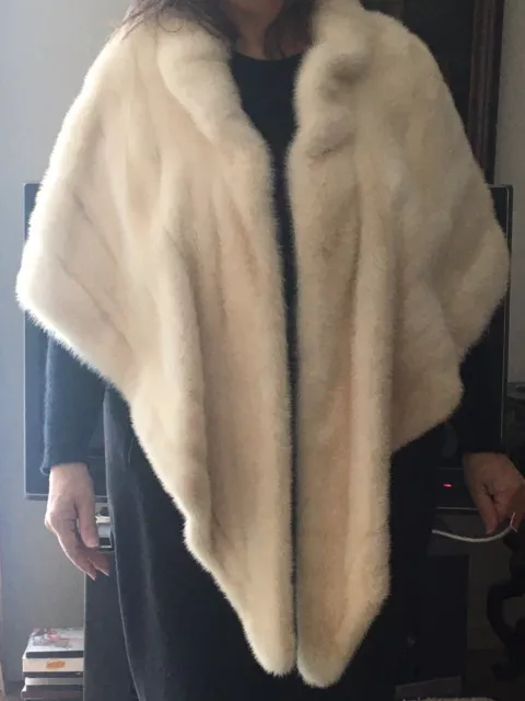 White Mink Stole from Saks Fifth Avenue