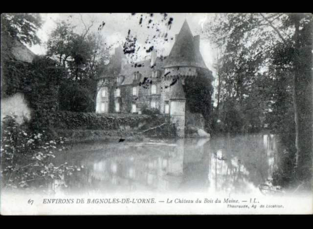 Environs de BAGNOLES -de-l'ORNE (61) CHATEAU du BOIS du MAINE en 1907