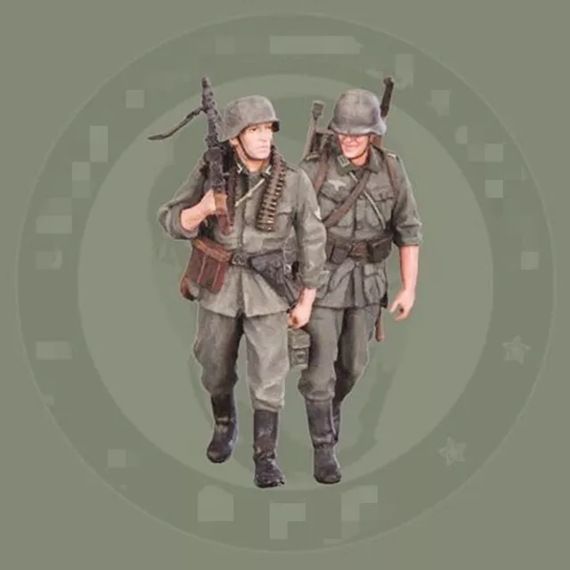 1/35 Resin Figures Model kit WW II german soldiers 2 man Unpainted Unassembled