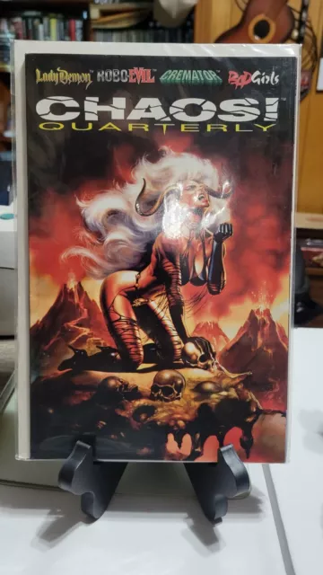 Chaos Comics CHAOS! QUARTERLY #1 & 2 Lady Death Julie Bell Boris Vallejo 1995