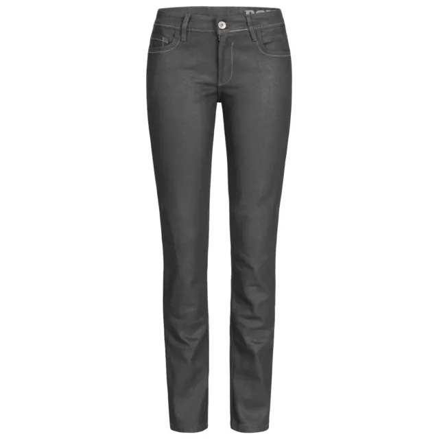 THE ROKKER COMPANY Rokkertech Lady black Motorrad Biker Jeans