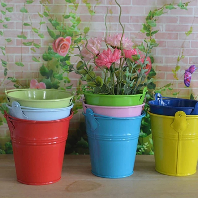 10 Pcs Candy Box Buckets Nativity Crafts Kids Planters Indoor Plants Railing 8