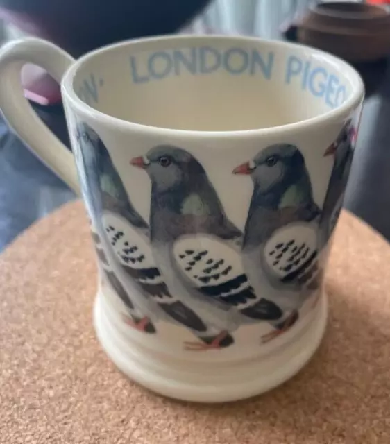 Emma Bridgewater Half Pint Mug Birds London Pigeon 2012 NEW