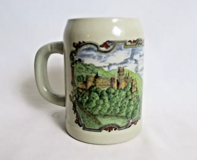 Beer Stein Heidelberg Stoneware .5L Gerz Mug  Made in West Germany Scenery
