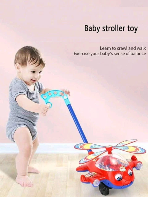Baby 1 Stück Spielzeug Rot Lernen Kinderwagen , Mit Glocke Von Griff