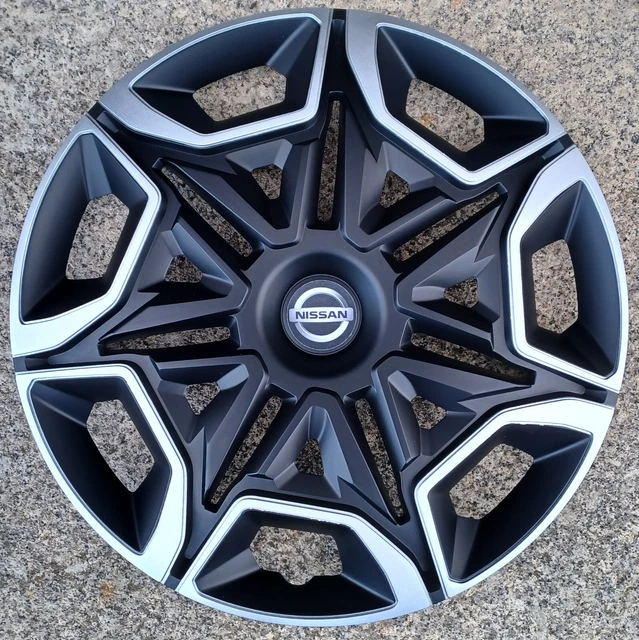 Radkappen Crystal SO Schwarz Silber 16 Zoll - Auto Radkappen