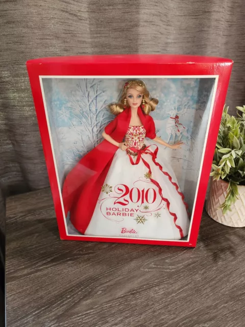 2010 Mattel Holiday Barbie Collector Doll #R4545 NRFB Doll & Box