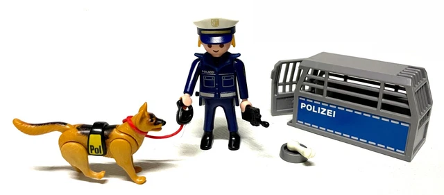 PLAYMOBIL BUNDLE Police Dog Guide Policeman German Shepherd playmobil-bundle-police-dog-guide-policeman-german-shepherd