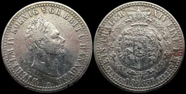 1 Thaler 1836 A Gr. Britann. und Hannover Silber