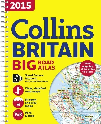 2015 Collins Big Road Atlas Britain by Collins Maps Book The Cheap Fast Free