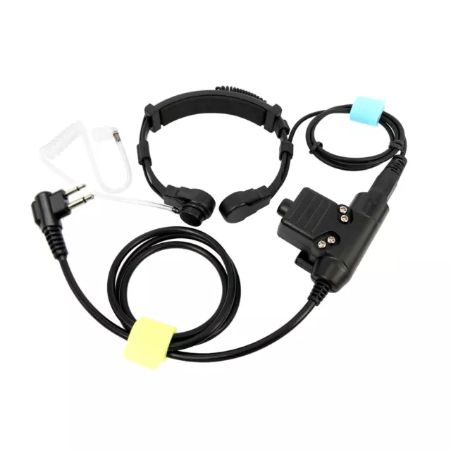 U94 PTT Throat Mic Earpiece Nato Tactical Headset for Motorola CP200 CP040 SP50