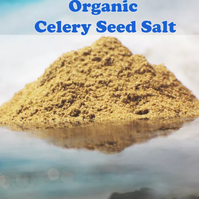 Organic Celery Salt - AUSTRALIA Handcrafted Sea Salt & Pure Celery Seeds Ground