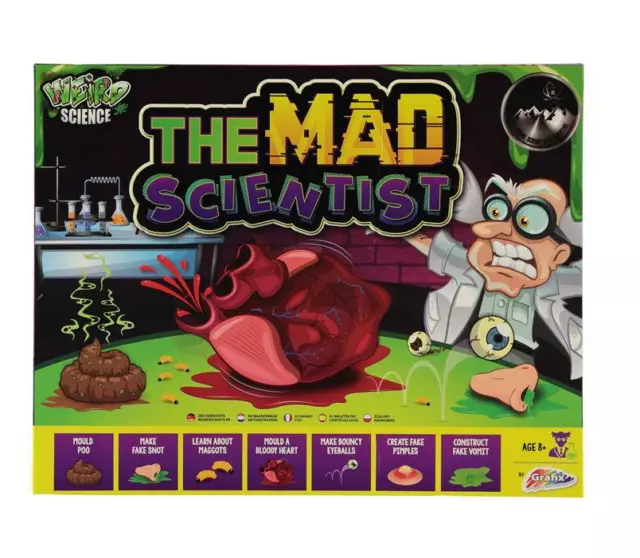 Mad Scientist Weird Science Childrens Chemistry Experiment Set Kit Kids Toy 0001 2