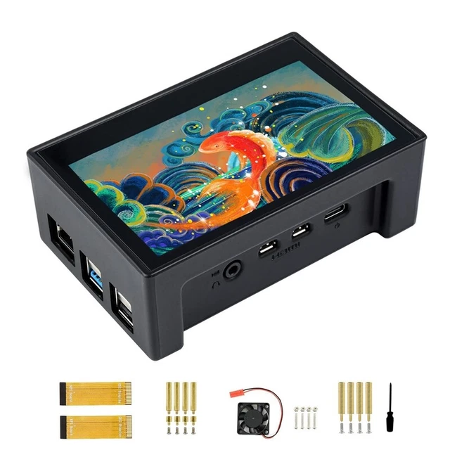 4.3Inch LCD Display with Case for 4B, 800X480 Capacitive Touchscreen MIPI D R8N9