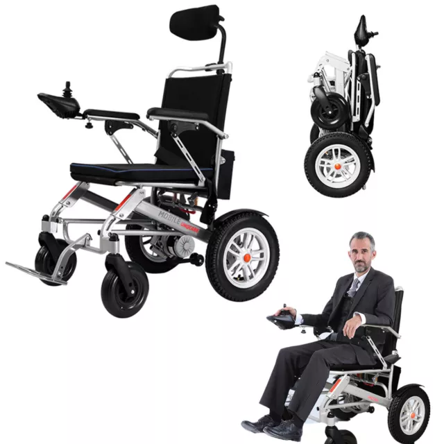 500W Lightweight Folding Electric Power Wheelchair Motorised Mobility Scooter