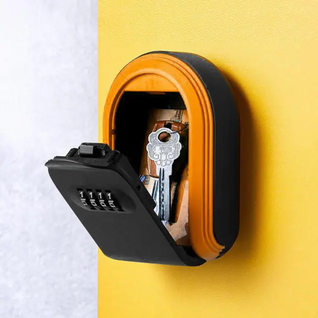 Key Cabinet Organizer Key Storage Box Key Lock Box Per Chiavi Di Casa Arancione