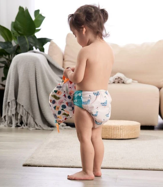 14pc Set Cloth Diaper Pocket & All-in-one AOI Pack Liner Wet Bag Mixed Insert 12