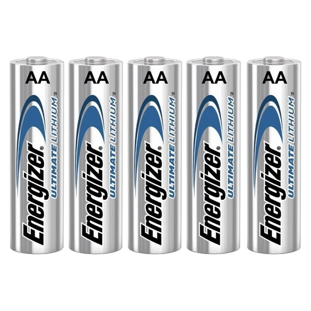 5 PILES ENERGIZER AA Ultimate Lithium L91 1,5 V Mignon Stilo étanches ...