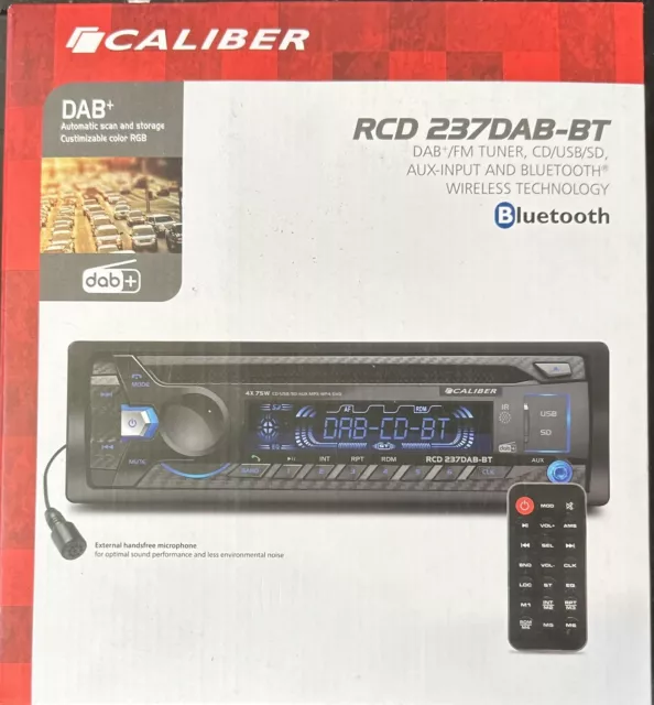 Autoradio Bluetooth RCD 237DAB-BT - CALIBER CALIBER - Audio,Vidéo