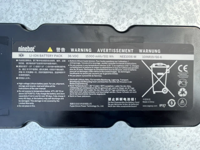 Batterie Ninebot G30 Max 36V 15.3Ah