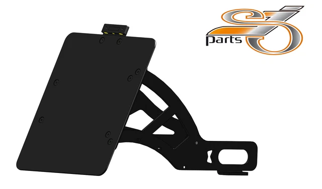 Side Mount License Plate Holder S Fits For Harley Davidson Sportster 883 04 10 Black Craftride 273010 0