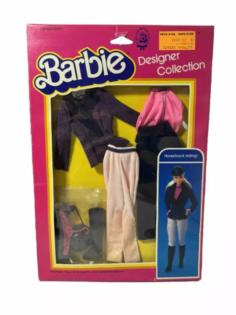 1980’s Barbie Horseback Riding Designer Collection Equestrian Outfit #7080 NRFP
