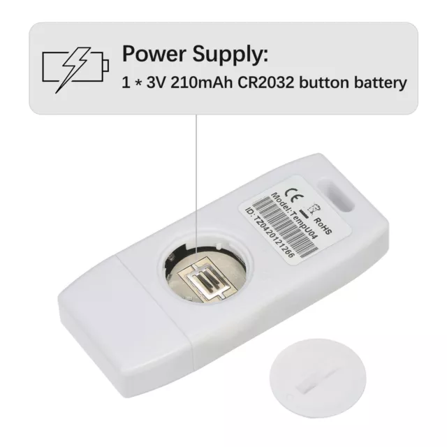 Data Logger Multi-use USB  Datalogger Reusable TEMP Recorder R4M0 3