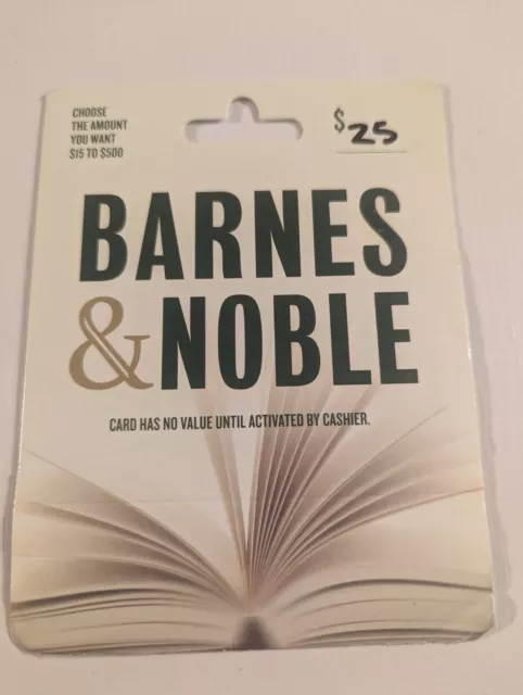 Barnes & Noble Gift Card $25.00