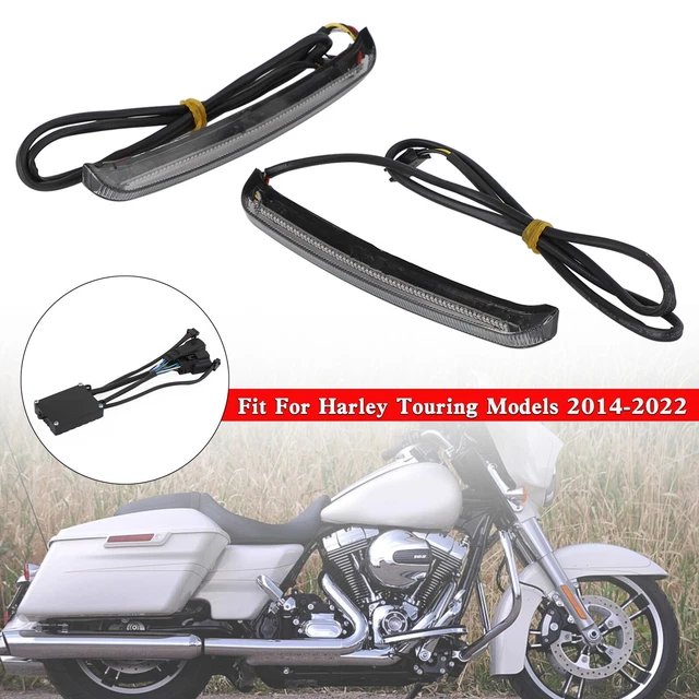 BORSA SELLA LED luce lampeggiante scorrevole per Road Glide FLHR CVO