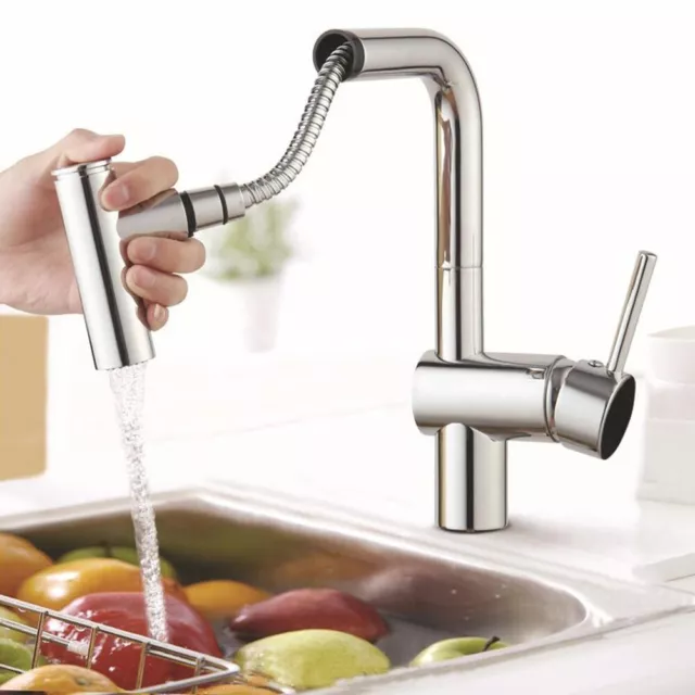 Ersatz Ersatz Küche Mixer Wasserhahn Wasserhahn Ausziehen Spray Duschkopf UK