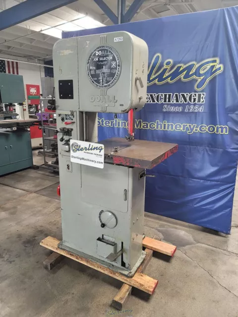 16", Used DoAll Vertical Metalcutting Bandsaw, Mdl. ML-16, A7260