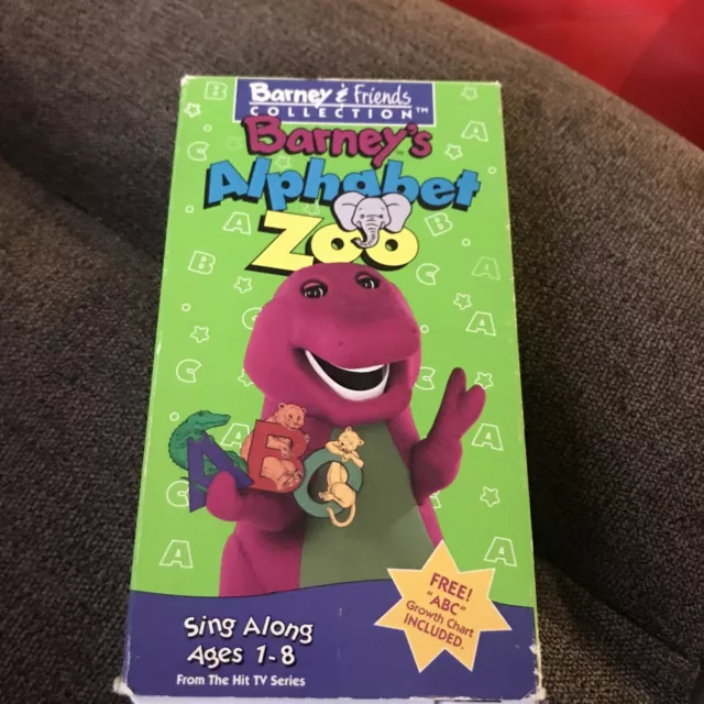 BARNEY & FRIENDS Collection Alphabet Zoo VHS Video Tape Sing-Along ...